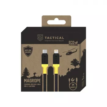 Cablu Tactical MagRope USB-C/Lightning negru/galben - Digital/Data