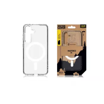 Husă spate Tactical MagForce pentru Galaxy S25, transparentă