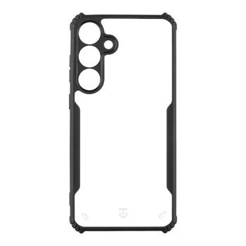 Husă spate Tactical Quantum Stealth pentru Galaxy S25+, transparent/neagră