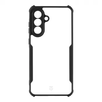 Husă spate Tactical Quantum Stealth pentru Samsung Galaxy A56 5G, transparent/neagră