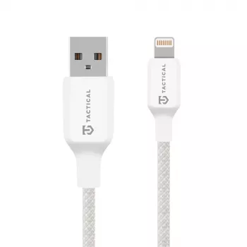 Cablu Tactical Stitch Thread USB-A/Lightning alb - cablu - digital/date