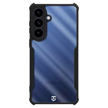 Husă spate tactică Quantum Stealth Galaxy S26+ transparent/neagră