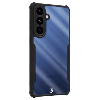 Husă spate tactică Quantum Stealth Galaxy S26+ transparent/neagră
