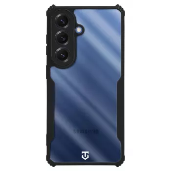 Husă spate tactică Quantum Stealth Galaxy S26 transparent/neagră
