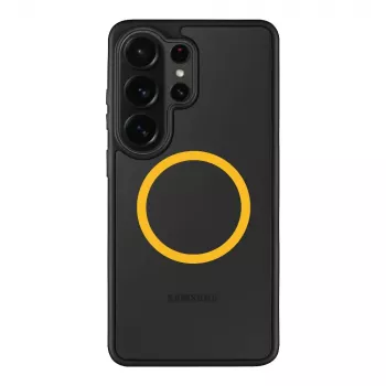Husă spate tactică MagForce Hyperstealth 2.0 pentru Samsung Galaxy S26 Ultra, neagră/galben