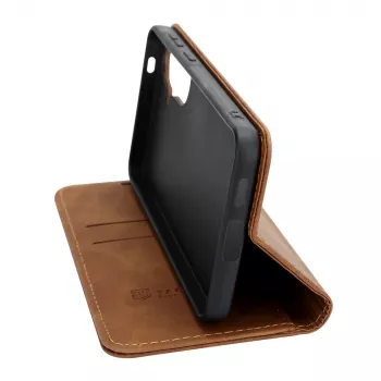 Husă tip carte tactică Xproof Galaxy A57 Mud Brown