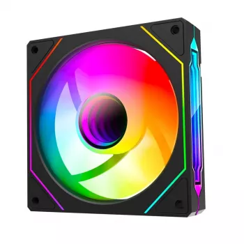 Ventilator carcasă Rampage 120 mm 1800RPM Infinite Loop ARGB PWM, negru