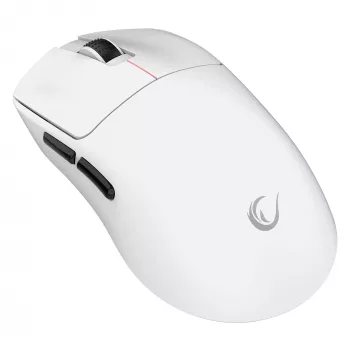 Mouse gaming wireless Rampage Clax PAW3311 24000 DPI 1000 Hz, alb