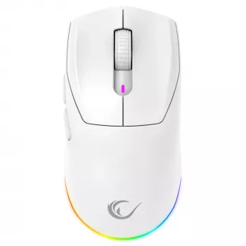 Mouse gaming Rampage Prote M5 Pro 26000 DPI RGB LED 1kHz, alb