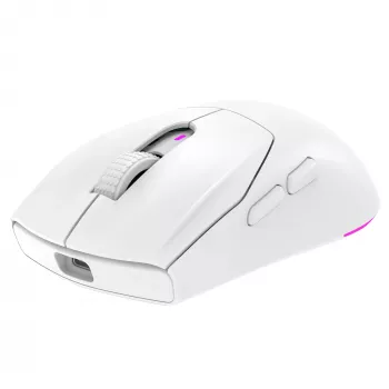 Mouse gaming Rampage Prote M5 Pro 26000 DPI RGB LED 1kHz, alb
