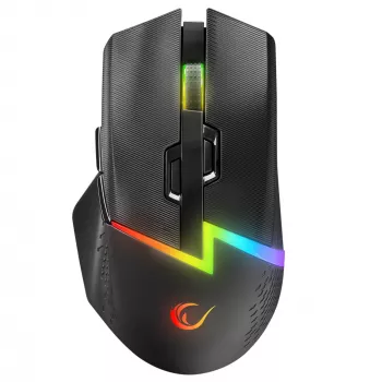 Mouse gaming wireless Rampage Drop M3 V2 24000 DPI 1000 Hz, negru