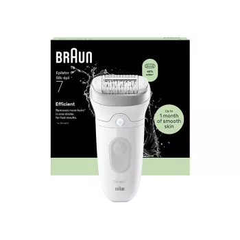 Braun Silk-épil 7 SE7-011 Epilator Silver/White