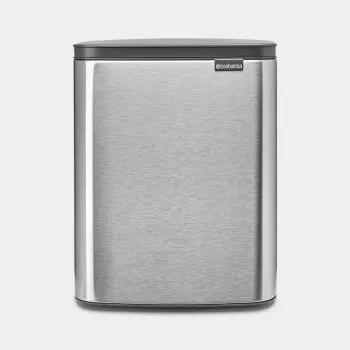Brabantia BO Coș de gunoi 12 litri oțel mat rezistent la amprente