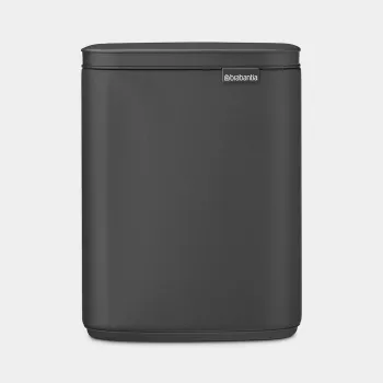Coș de gunoi Brabantia Bo 7 litri, Mineral Infinite Grey