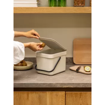 Brabantia Sort & Go Coș de gunoi Soft Beige 6 L