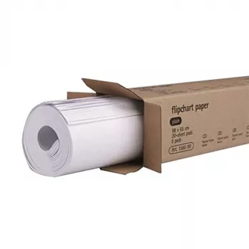 LEGAMASTER bloc de hârtie flipchart cu caroiaj 5 blocuri - 650 x 980 mm - 80 g/m² - alb