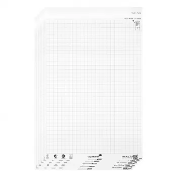 Bloc de hârtie pentru flipchart Legamaster Sketch Eco, alb intens, 5 blocuri