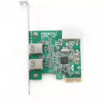 Placă adaptor Gembird UPC-30-2P USB 3.2 Gen 1 PCI Express x1 cu 2 porturi USB-A