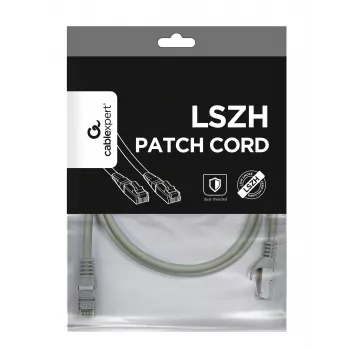 Cablu patch GEMBIRD PP6A-LSZHCU-1M Cat6A SFTP LSZH RJ45 1 m gri