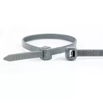 WKK Nylon Cable Tie Grey 370x4.8mm 100 pcs