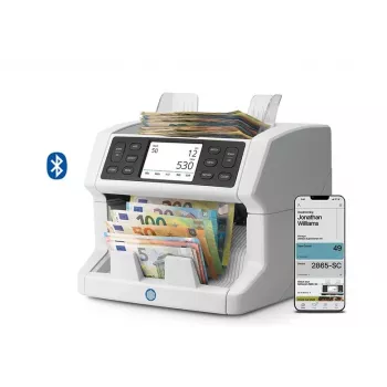 Numărător de bancnote Safescan 2865-SC cu detectare UV, MG, IR, MT și 3D