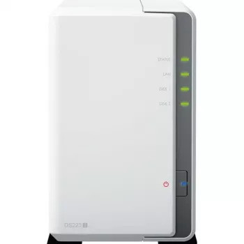NAS Synology DS223j 2-Bay 8 TB cu 2x HDD Synology HAT3300-4T de 4 TB