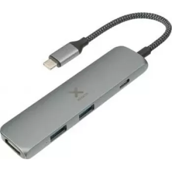 Xtorm XWH03 Hub USB-C - USB 3.2 Gen 1, 4K HDMI, 60W PD, aluminiu, negru