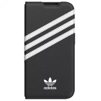 Adidas Originals OR Husă tip booklet PU pentru iPhone 14 Pro negru/alb