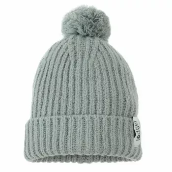 Căciulă beanie Lodger din lână merinos 100%, Mint Silk, 6-12 luni