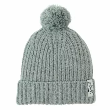 Căciulă beanie Lodger din lână merinos 100%, Mint Silk, 6-12 luni