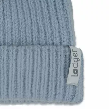 Căciulă bebeluș Lodger 100% lână merinos, albastru Fogg, 6-12 luni