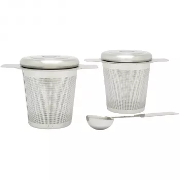 Filtru de ceai Bredemeijer 2x oțel inoxidabil cu linguriță de ceai 191003
