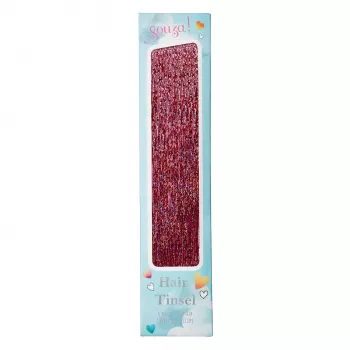 Souza! Extensie de păr cu clips Roz - piesă de păr sintetică pentru costum de copii