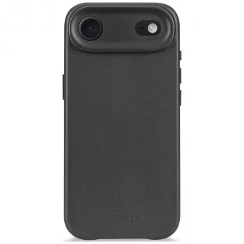 Decoded Capac spate din piele iPhone 17 Air Negru