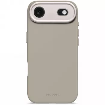 Decoded Capac spate din silicon AntiMicrobial pentru iPhone 17 Air cu MagSafe (Soft Taupe)