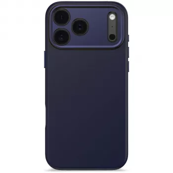 Decoded Capac spate din silicon AntiMicrobial pentru Apple iPhone 17 Pro Max Navy