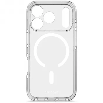 Carcasă spate transparentă Decoded DropTec pentru Apple iPhone 17 Pro cu MagSafe