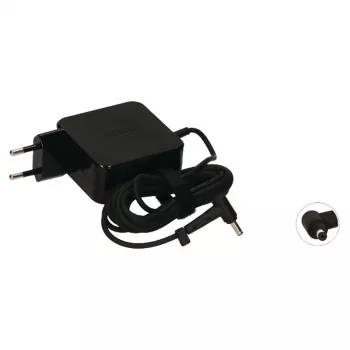 Adaptor AC ASUS 45W 19V 2.37A negru pentru notebook (ștecher EU fix)