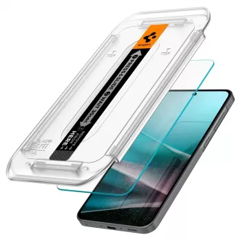 Folie de protecție din sticlă călită Spigen Glas.tR EZ Fit 2 bucăți pentru Samsung Galaxy A36 5G transparentă