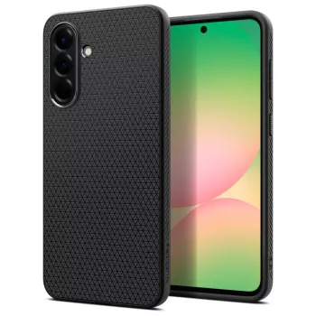 Husă Spigen Liquid Air pentru Samsung Galaxy A56 5G - neagră mat