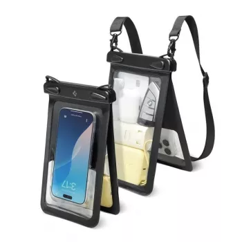 Husă universală impermeabilă SPIGEN A603, neagră