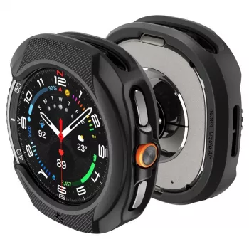 Husă Spigen Liquid Air pentru Samsung Galaxy Watch 8 Classic (46 mm), neagră mat (ACS09841)