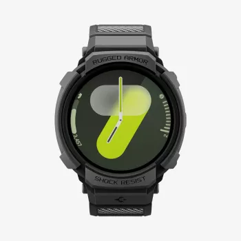 Curea Spigen Rugged Armor Pro pentru Samsung Galaxy Watch 8 44mm, negru