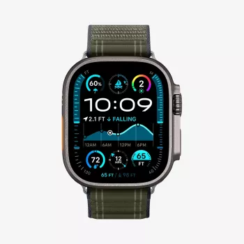 Curea SPIGEN WBF0 pentru Apple Watch 8/9/10/11/SE/Ultra (44/45/46/49 mm), verde