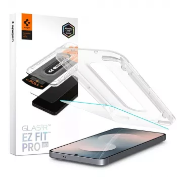 Folie de protecție din sticlă călită Spigen Glas.tR EZ Fit Pro HD pentru Samsung Galaxy S25 FE - transparentă (pachet de 2)