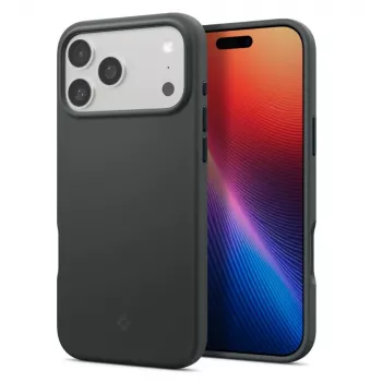Husă Spigen Silicone Fit Mag MagSafe pentru Apple iPhone 17 Pro Max - Abyss Green