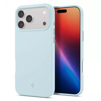 Husă Spigen Silicone Fit Mag MagSafe pentru iPhone 17 Pro Max Mute Blue