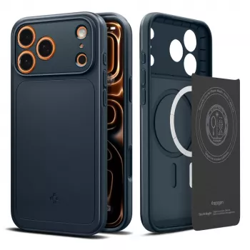 Husă Spigen Thin Fit Mag MagSafe pentru iPhone 17 Pro Max, Metal Slate