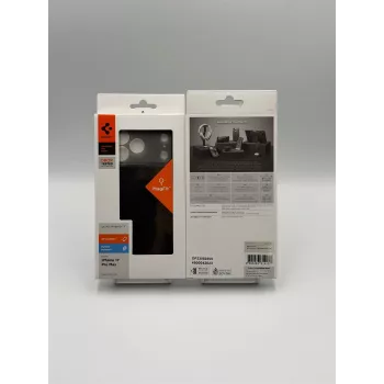 Husă Spigen Ultra Hybrid T Mag MagSafe pentru iPhone 17 Pro Max, neagră mat