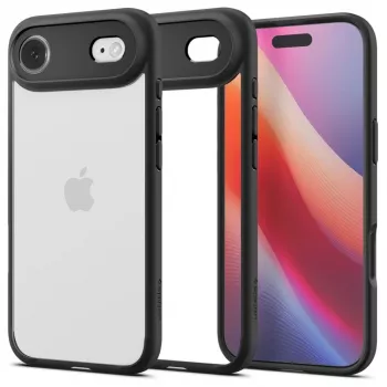 Husă Spigen Ultra Hybrid pentru iPhone 17 Air, neagră mat